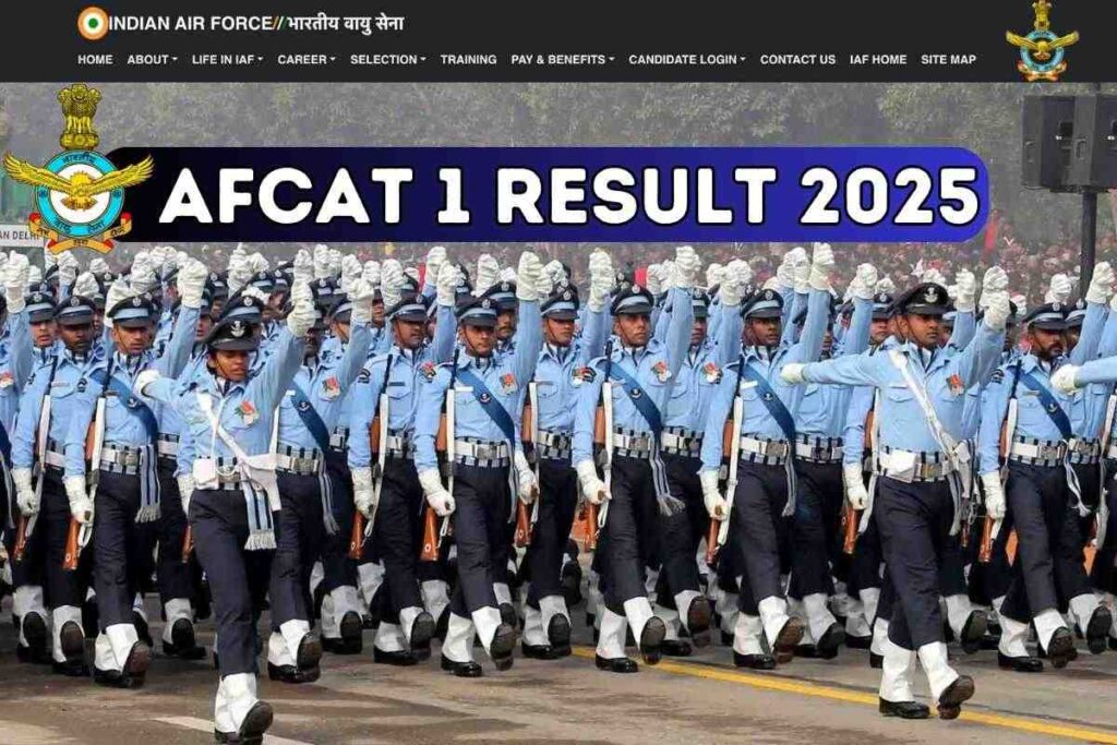 AFCAT 1 Result 2025